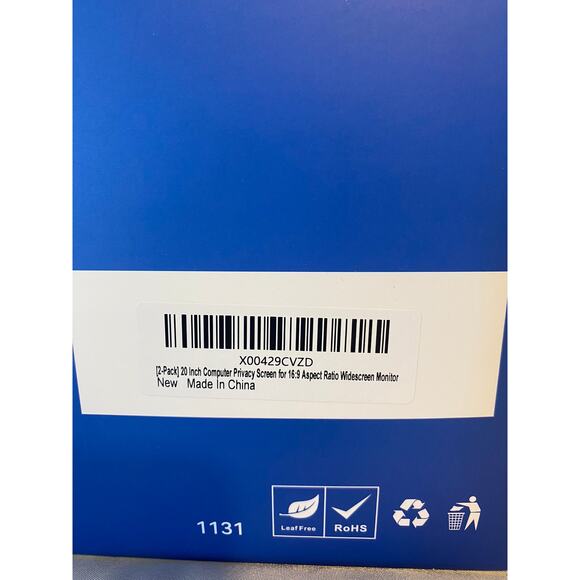 2 Pk 20" Blue Light Computer Privacy Screen for 16:9 Aspect Ratio Eye Protection - Picture 12 of 12